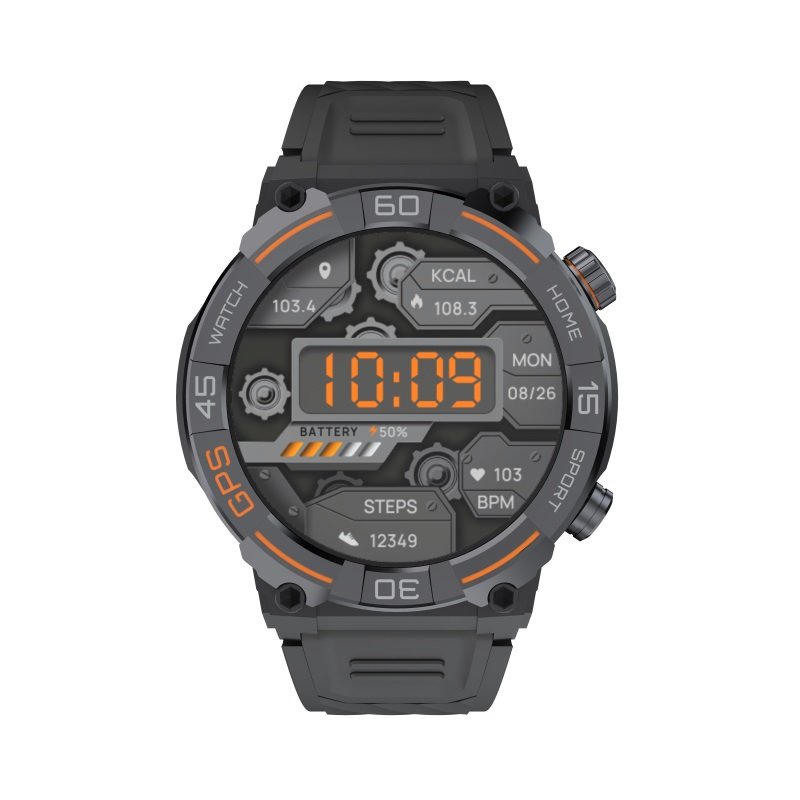 2023 OEM Outdoor Sport Smart watch 430mah Big Battery BT calling Smartwatch for men Hiking Watch