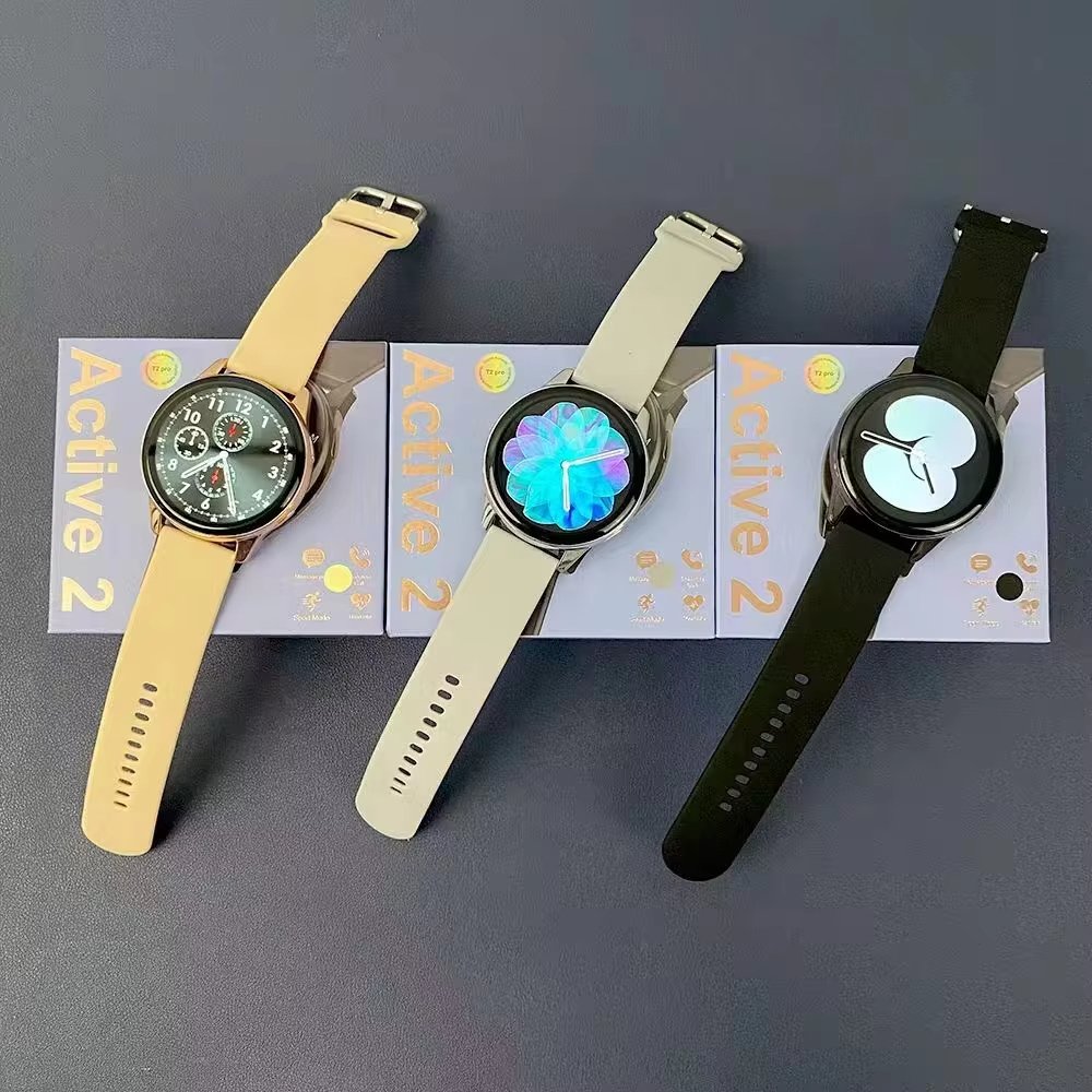 Hot sale T2 PRO watch fashion smart watch for women men T2PRO Active 2 2024 round smart watch for women men