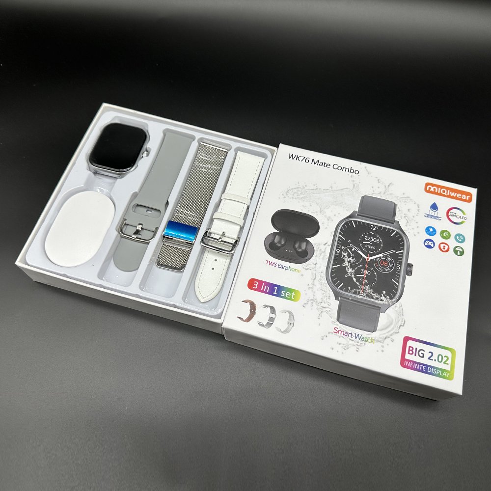 2024 Hotsale Series9 BT Smart watch WK76 mate fitness tracker Multi functional app Sports Smartwatch for android ios