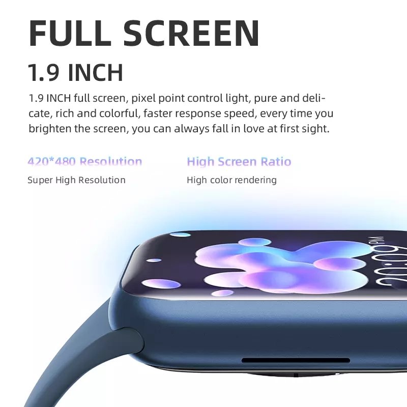 Ready To Ship 2022 Series7 Nfc 1.9 Inch Smart watch Hw67pro Max Wireless Charging SmartWatch Hw67 Pro Max Smart Watch factory