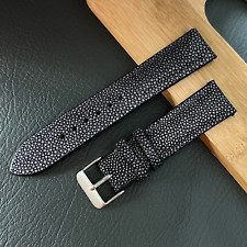 Wholesale High Quality Stingray Leather Watch Band Luxury Watch Strap Genuine Leather Watch Bands From Vietnam
