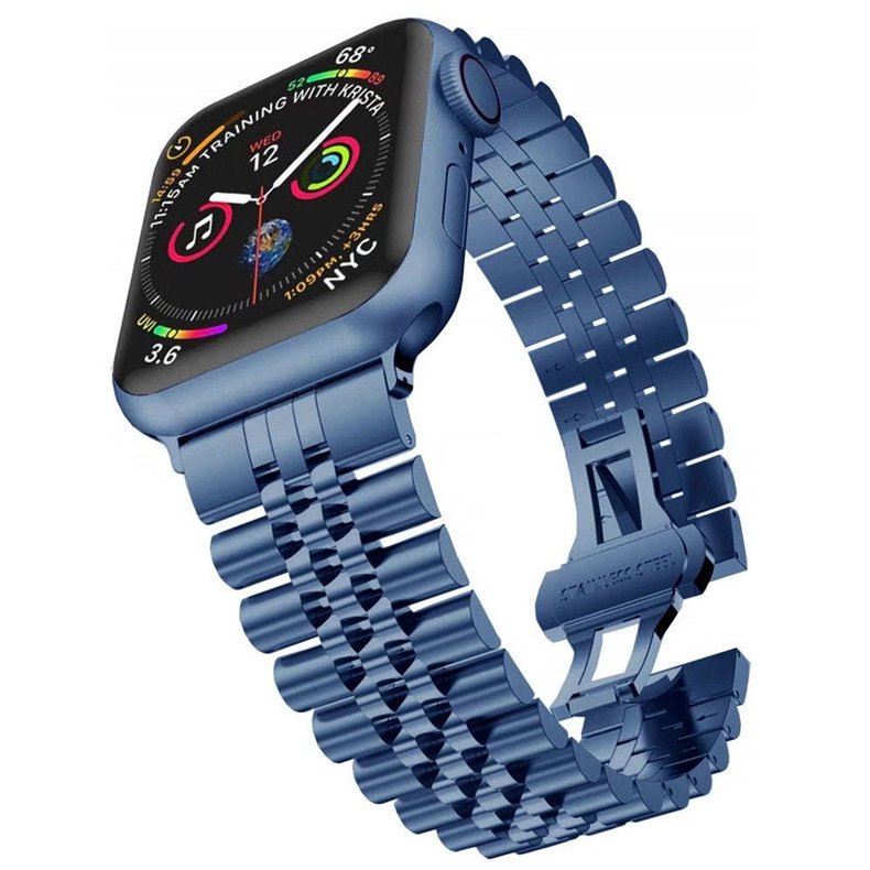 New arrival Factory direct 38 40 41mm Smart Watch Bracelet Series 5 Beads Stainless Steel Smart Wrist Watch Band for Apple