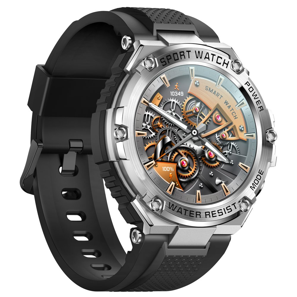 T88 Sports outdoor Smart watch 2023 1.50inch BT call IP68 800mah big battery Da Fit App outdoor Round smartwatches for men