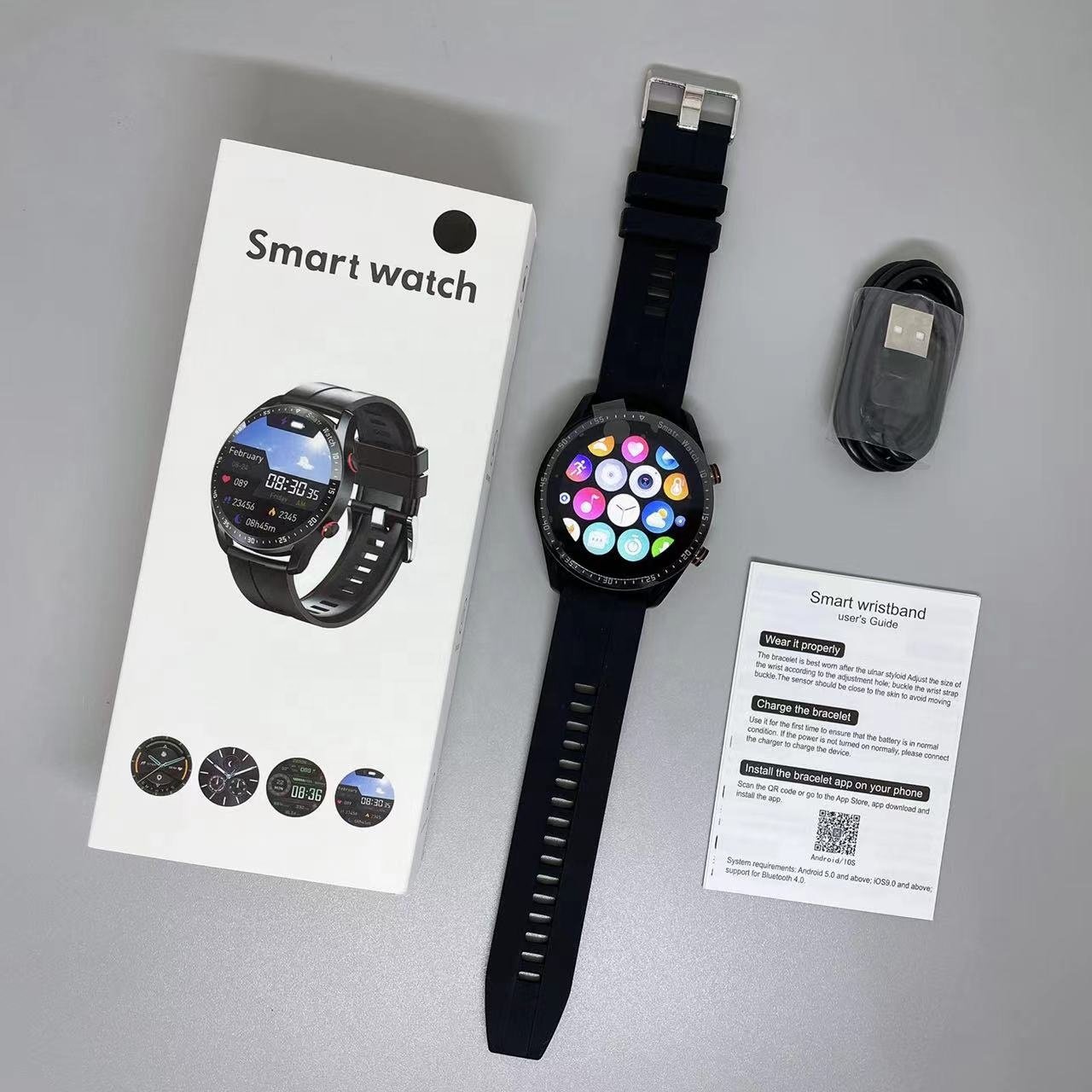 2022 New Arrival HW20 Smart watch With 3 Styles Watch surface Hiwatch Plus APP Original Factory Luxury Hi end Smart Band for Men
