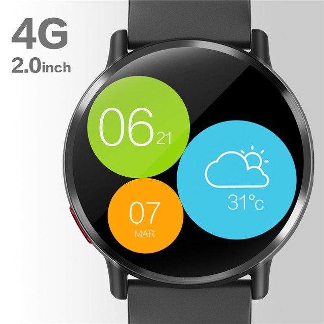 DM19 4G Smart Watch round 2.03 inch Big Screen MTK6739 Quad Core Android 8.0MP Camera GPS WIFI Bluetooth Smartwatch