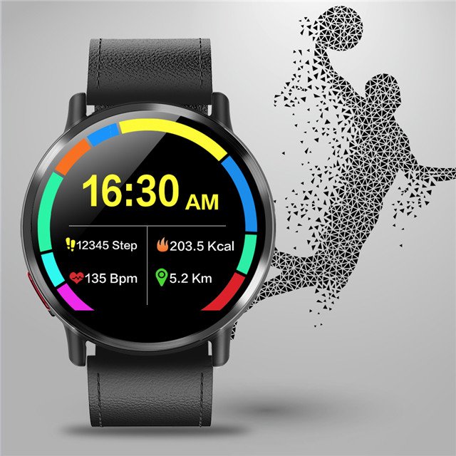 DM19 4G Smart Watch round 2.03 inch Big Screen MTK6739 Quad Core Android 8.0MP Camera GPS WIFI Bluetooth Smartwatch