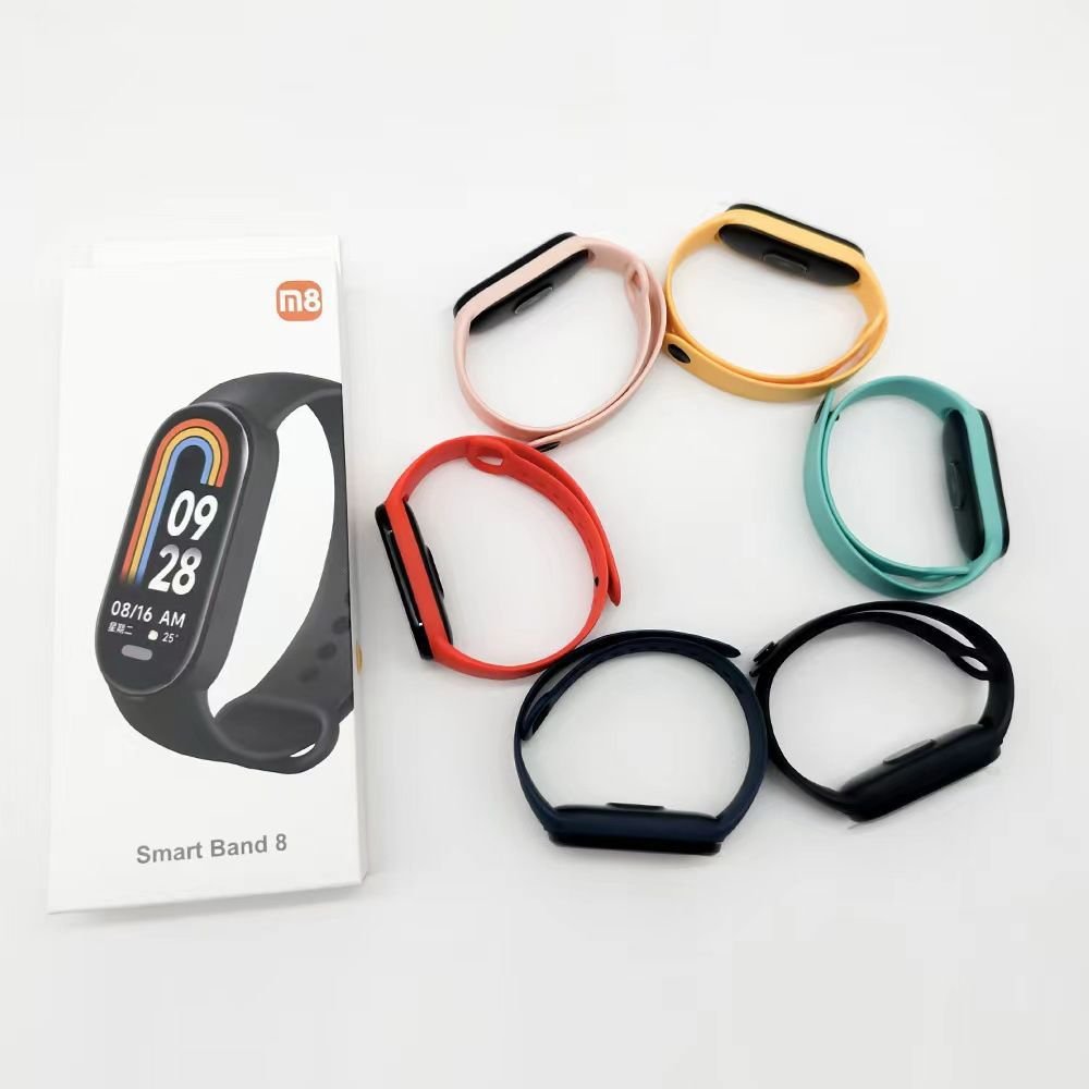 2024 Popular Mi Band 8 Smart Watch M8 M7 M6 M5 M4 Smart Band Fitness Smartband Mi Bracelet M 8 Smartwatch M8