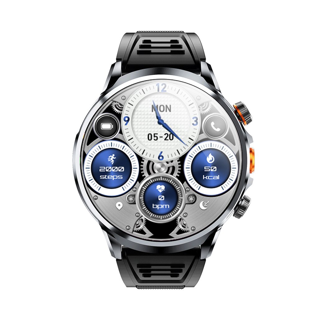 2024 H18 1.95inch Smartwatch Waterproof Memory 3+32G NFC Flashlight WIFI Video Call GPS 4G 1100mAH Smart Watch