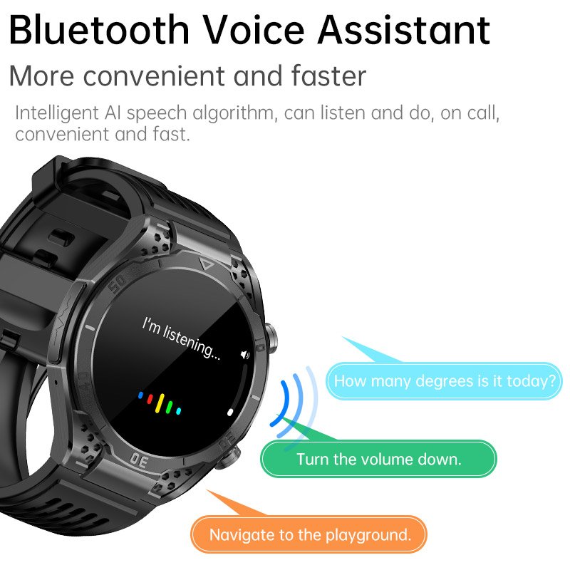 SMARTOBY ECG Amoled BT Call JA01 Smart Watch 2024 With One-click SOS Button Heart Rate Blood Pressure Sport Health Smartwatch