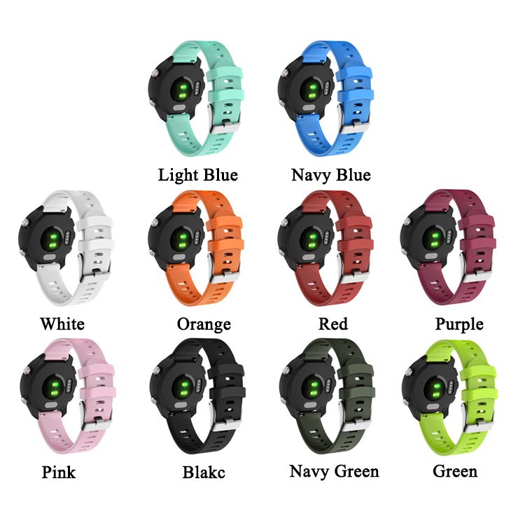 20MM Smart Watches Bands For Garmin Forerunner 245 Vivoactive 3 Soft Silicone Watch Straps