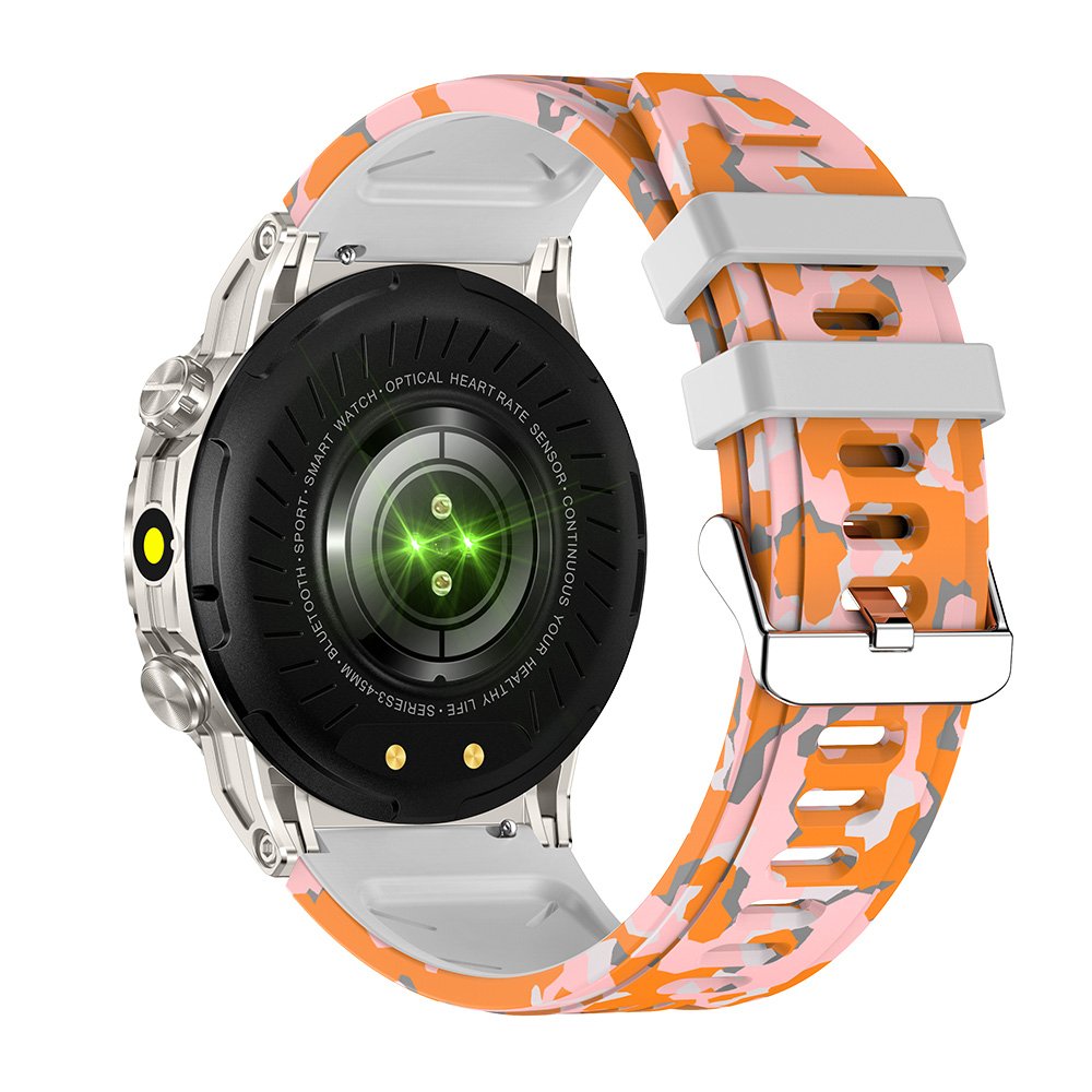 KC80 Amoled Smartwatch BT Call compass 1.43inch Screen 1 ATM Waterproof Fitness Tracker Flashlight Reloj Smart Watch for Men