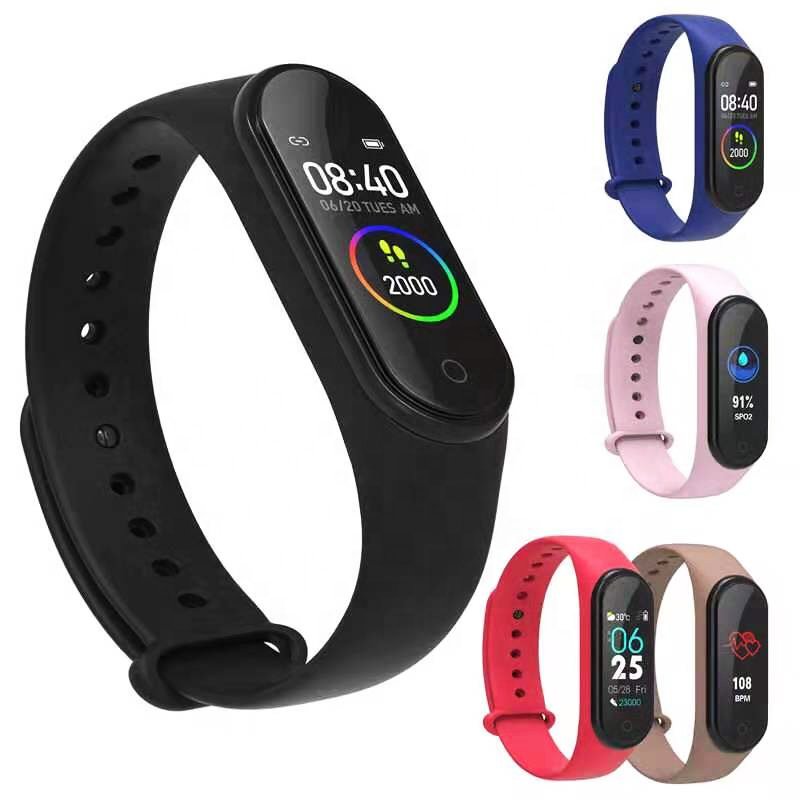 OEM M3 M5 M4 M6 Smart Watch 2024 Ip67 Waterproof Heart Rate Blood Pressure Sleep Monitor Smart Bracelet Pedometer Smart Band