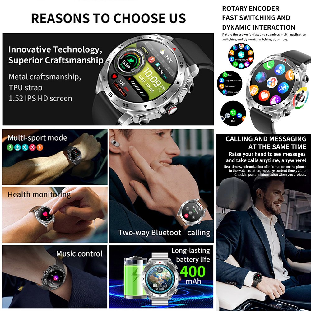 Dropshipping music control health sport monitoring smartwatch bracelet with wireless headset earbuds smart watch band