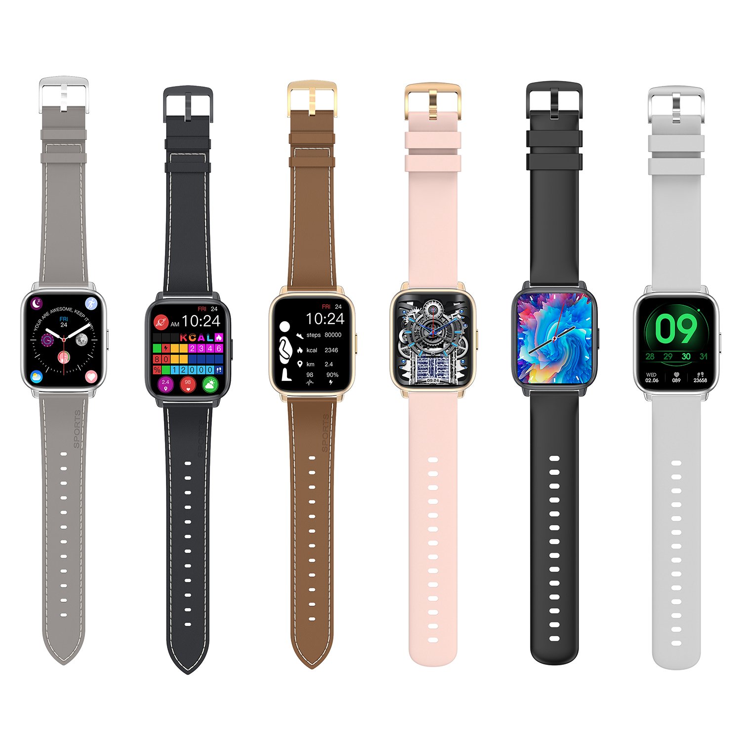2024 Cheap BT Call 1.69" Full Touch Screen Fire Boltt Smart Watch Sports Fitness Tracker Smart Watches Men