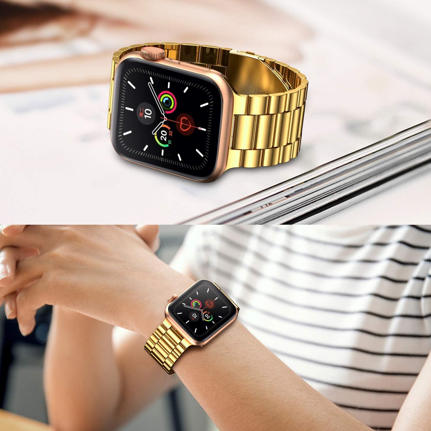 49mm New Solid s8 304 Metal Watch band Luxury Bracelet smart watch Stainless Steel strap For iWatch 8 ultra