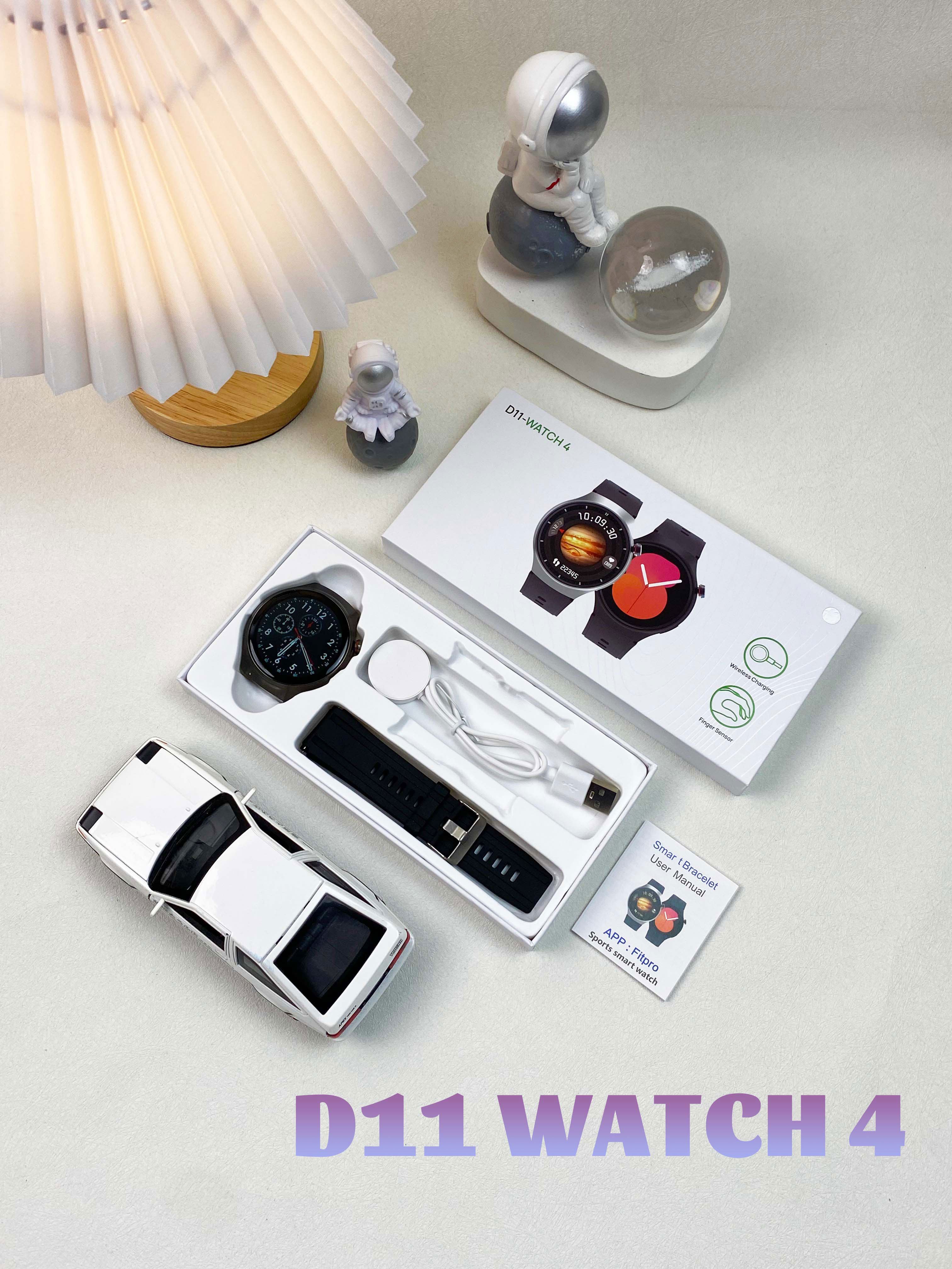 D11 round smart watch IP67 waterproof smartwatch with Heart rate monitor wireless charging