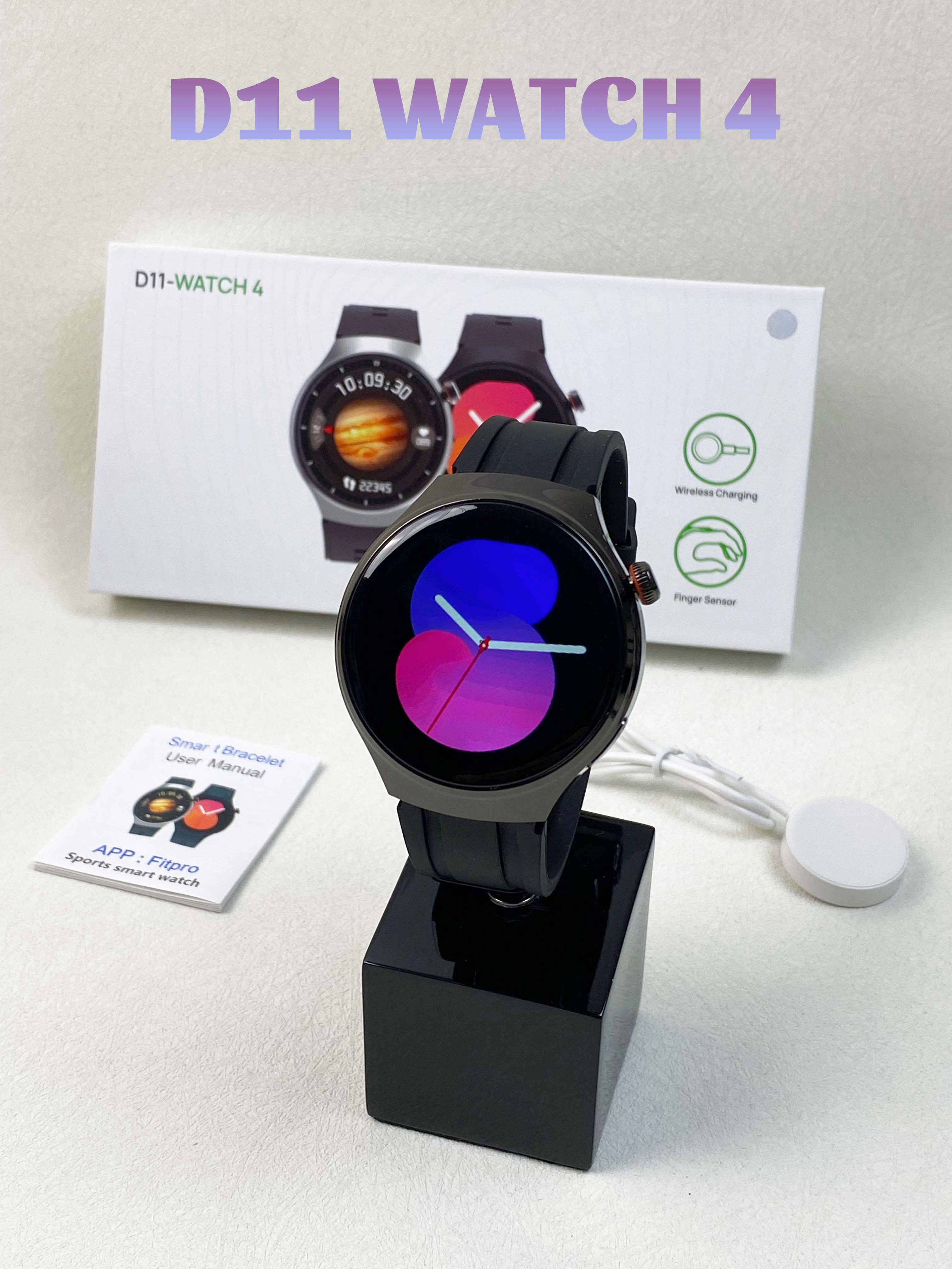 D11 round smart watch IP67 waterproof smartwatch with Heart rate monitor wireless charging