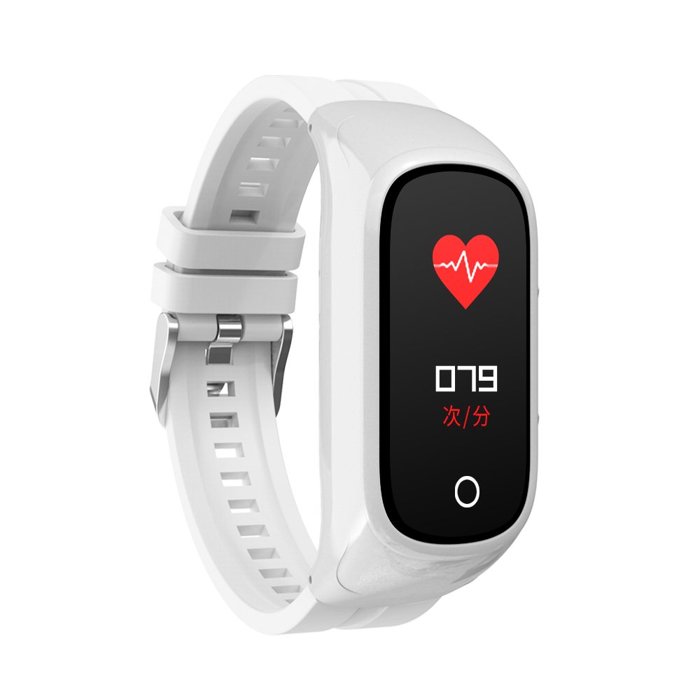 20121 New products Heart Rate Fitness Tracker Blood Pressure Monitor Smartwatch 2 in 1 Earphone Men Women Smart watch N8