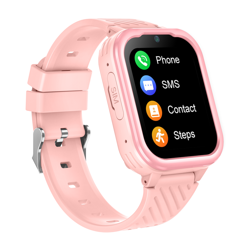 4G LTE HD Big Screen Kids GPS Smart Watch KT15Pro Two Phone Call Camera 710mAh IP67 Waterproof Android 8.1 Smart Watch For Kids