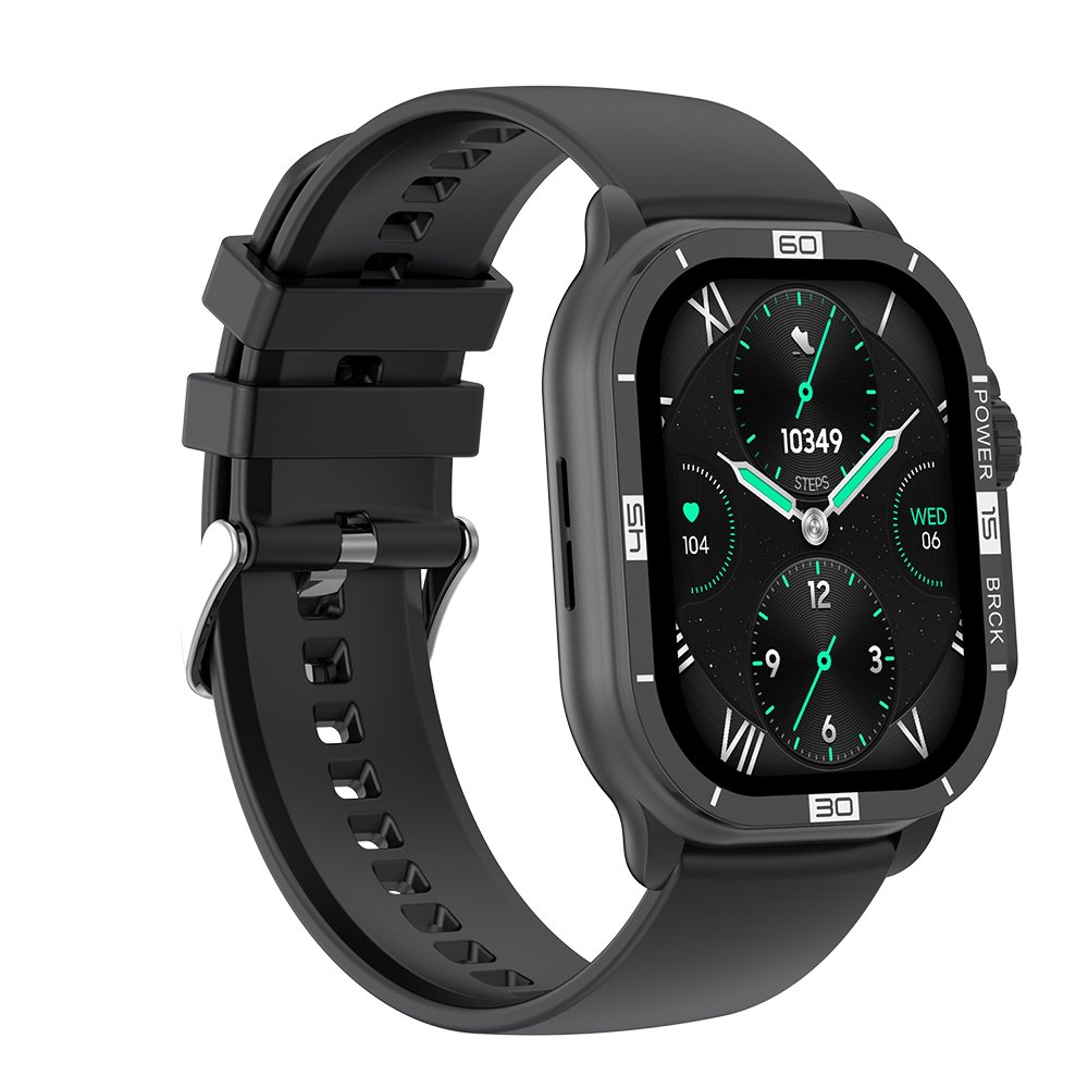 2024 HK96S 2.06Inch AMOLED Smart Watch Outdoor Sports Health Monitoring BT Call AI Voice Assistant Waterproof Men Smartwatch