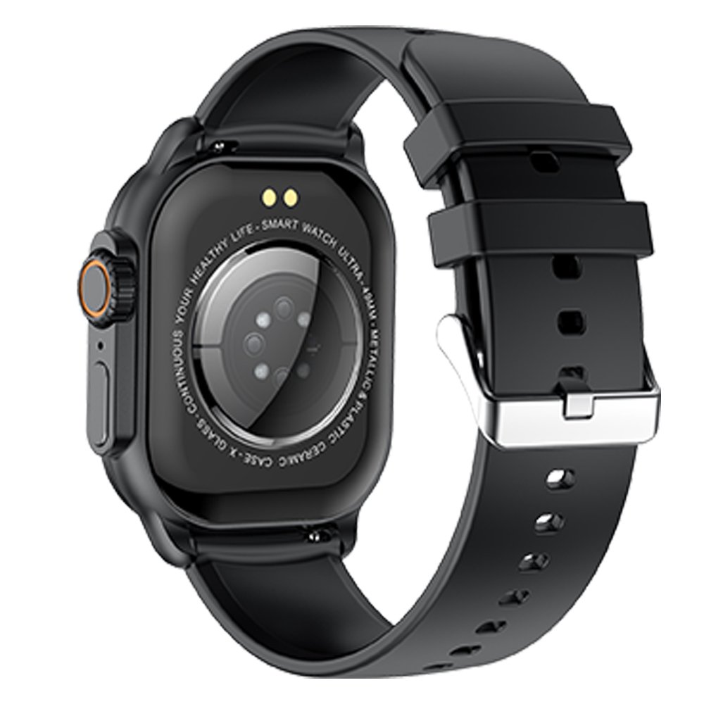 2024 HK96S 2.06Inch AMOLED Smart Watch Outdoor Sports Health Monitoring BT Call AI Voice Assistant Waterproof Men Smartwatch