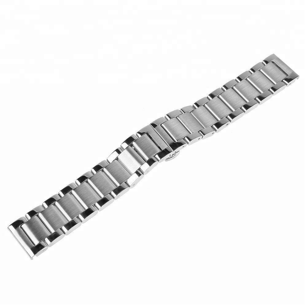 Good quality stainless steel Inter brushed replacement wrist watch bands for smart watch smart bracelet with quick release