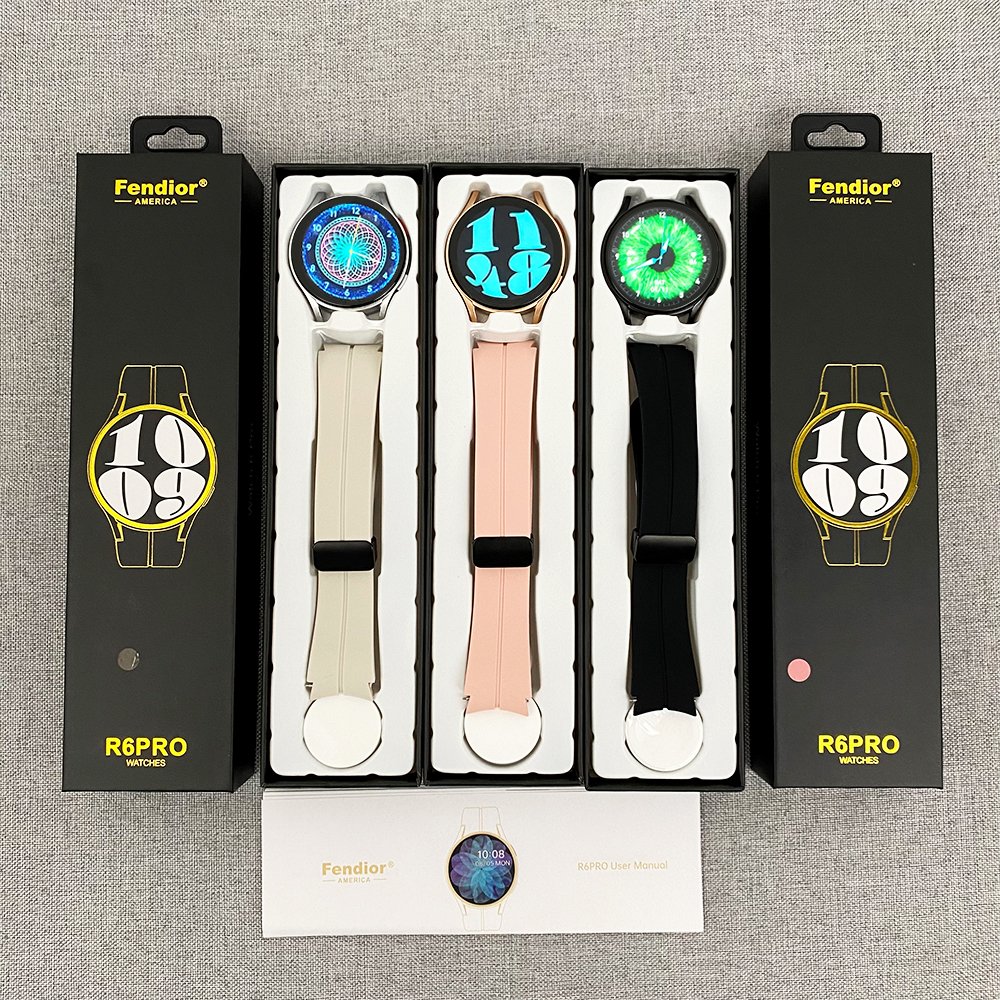 AMOLED Smart Watch Round smart watch R6 Pro Max IP68 waterproof BT call relojes inteligentes sport smartwatch for Android IOS