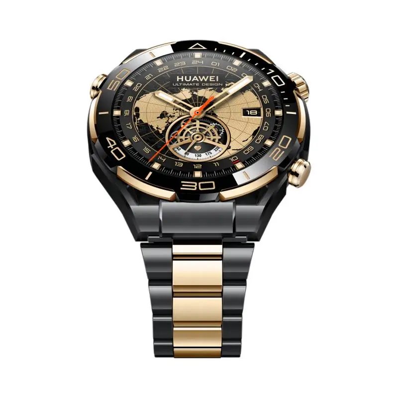 HUA WEI WATCH ULTIMATE DESIGN ECG Electrocardiogram Analysis Bidirectional Beidou Satellite First Golden Smart Watch