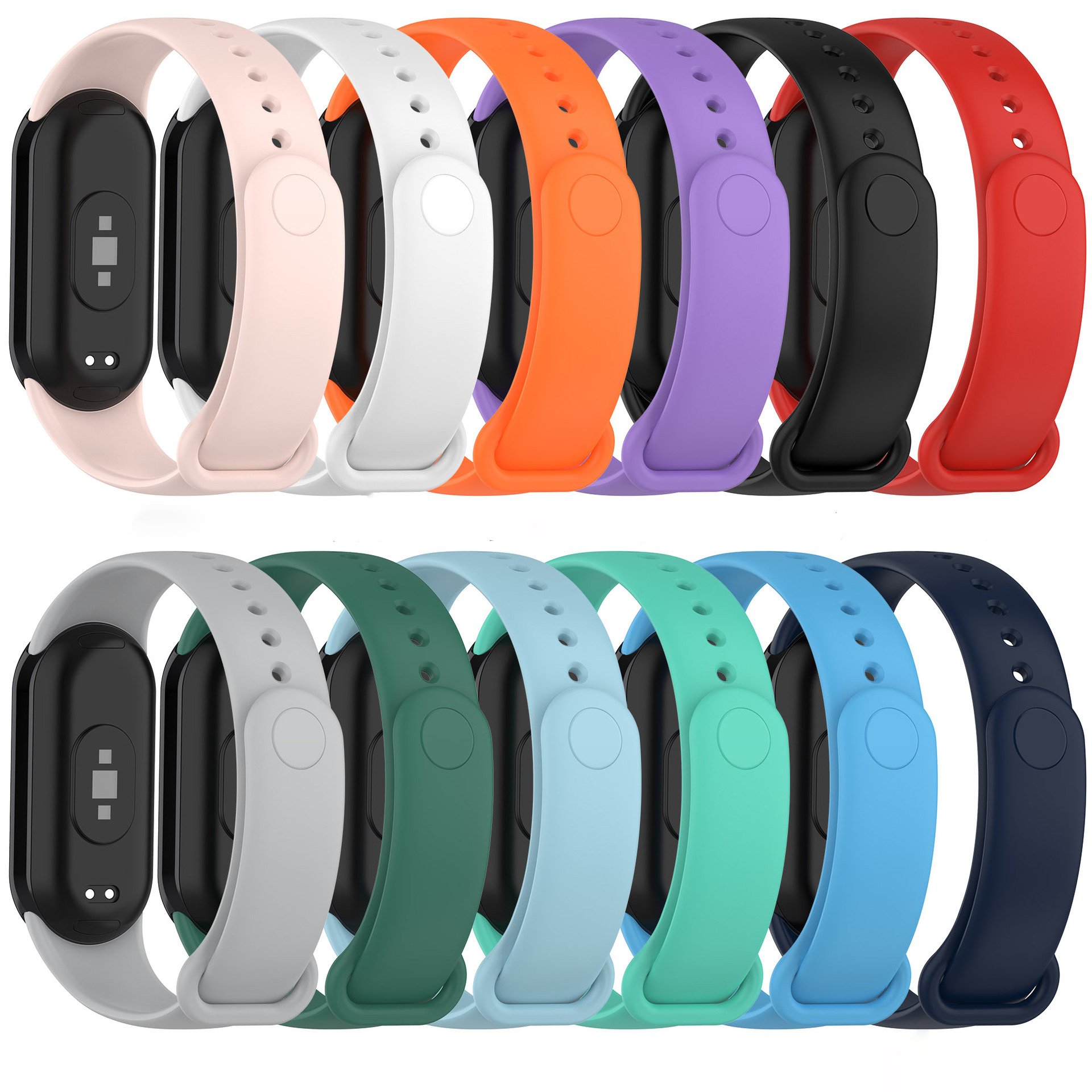 XY Smart Watch Band Straps Silicone Smart Bracelet New Rubber Watch Band For MI Band 8
