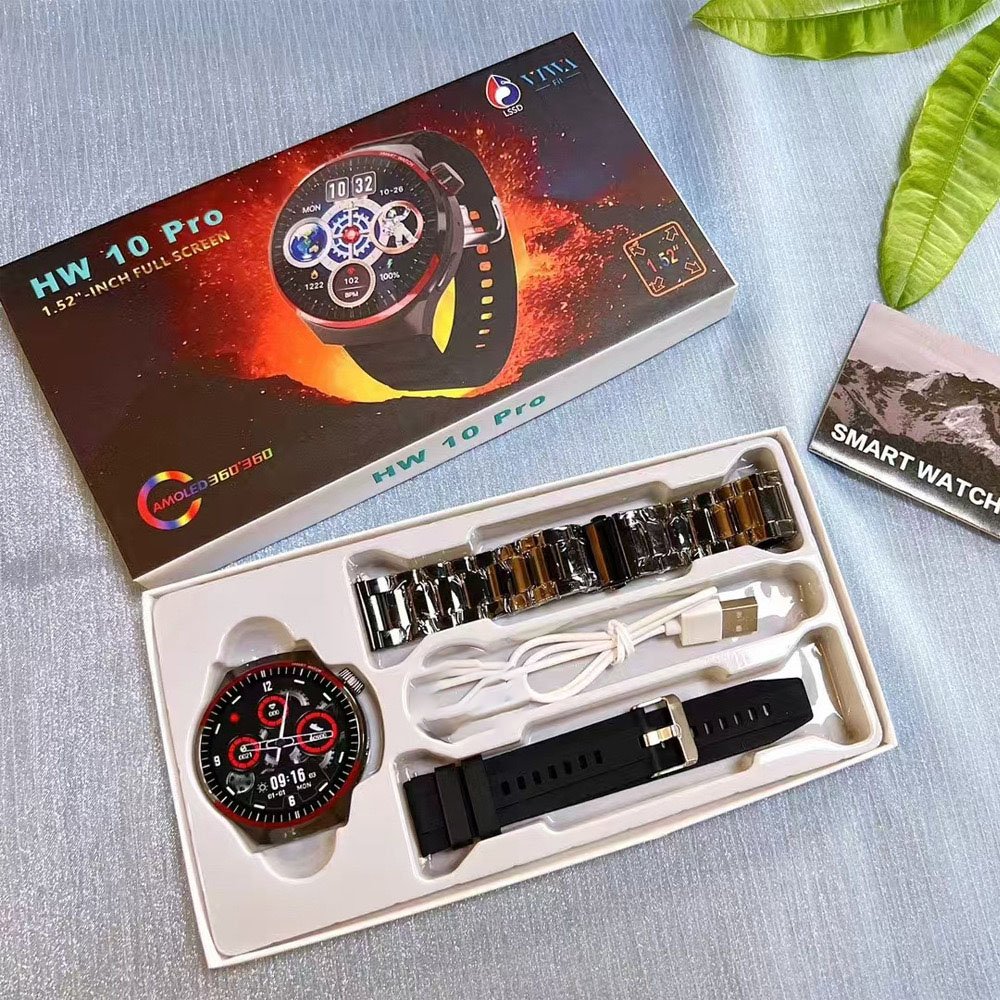 Hot Fashion HW10PRO Smart watch 1.52 inch NFC BT Call Sport Smartwatch AMOLED Screen Watch HW10 Pro For Men