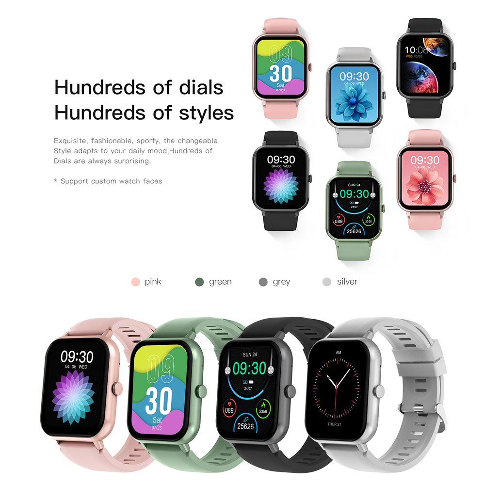 Fashion smart watches HM54 1.83 inch screen BT calling smart watches waterproof smart watch Heart rate sensor fitness tracker