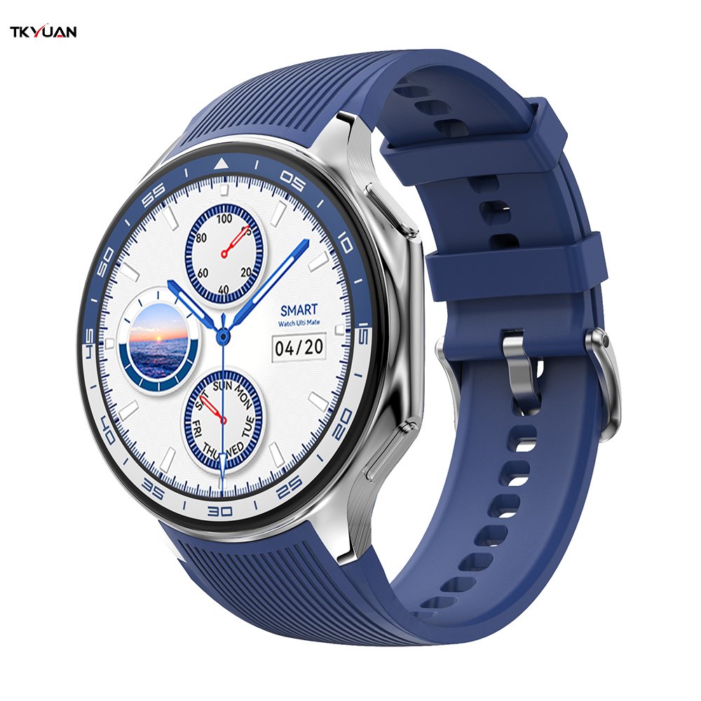 2024 DT Watch X 1.43Inch Amoled Smart Watch 4GB Large Memory Heart Rate BT Call Waterproof Voice Assistant Men Sports Smartwatch