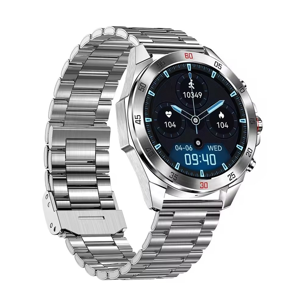Popular NX1 pro lcd Display Round Screen Heart Rate Body Phone Call Business Wrist 1.43" Round ultra smart watch 2024 smartwatch
