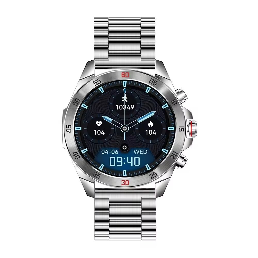 Popular NX1 pro lcd Display Round Screen Heart Rate Body Phone Call Business Wrist 1.43" Round ultra smart watch 2024 smartwatch