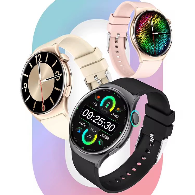 2024 QX10 Smart watch 1.43Inch AMOLED Lady Fashion Luxury BT Call IP68 Waterproof Sport smartwatch for women