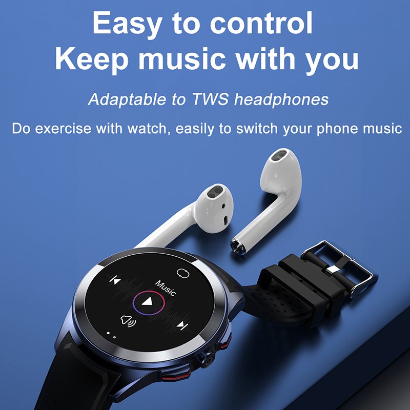 promotion Built-in GPS 4G Smart Watch Support Reply To Full Screen Touch Smartwatch 1G 16G RAM For Bluetooth Earphone