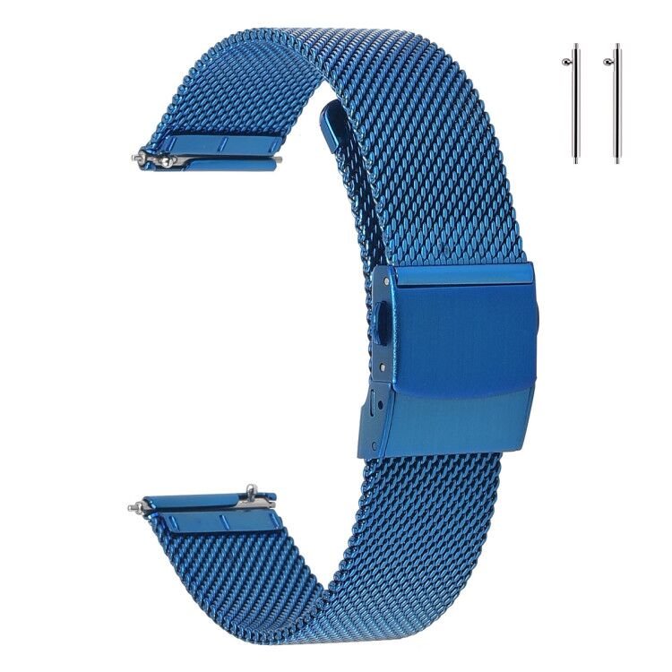 LAIHE Quick Release Stainless Steel For Samsung Galaxy Apple Watch Milanese Mesh Watch Band Smart Watch band