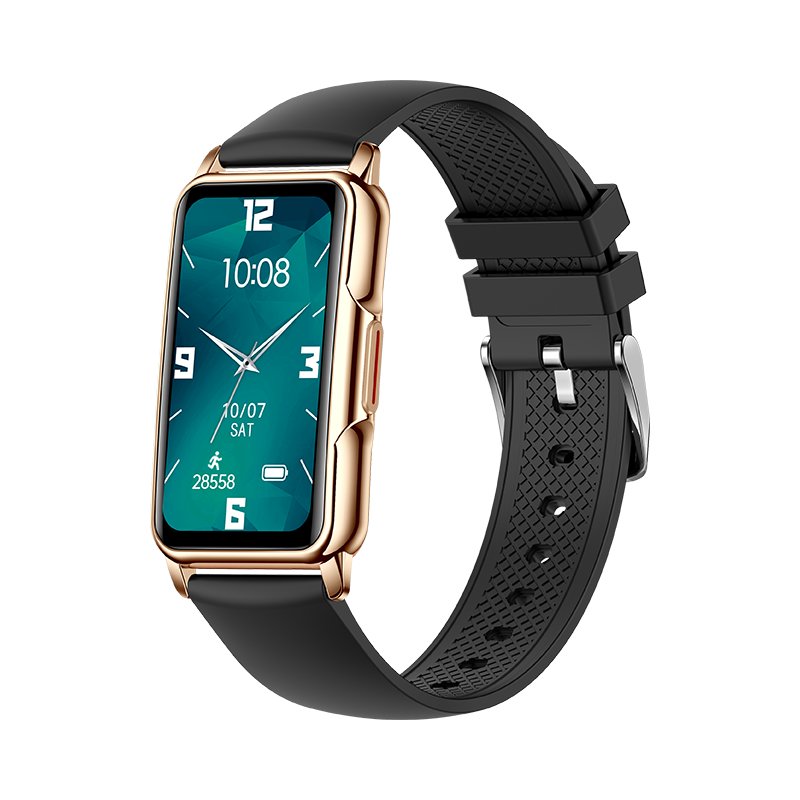 H80 Fashion Ladies Smart Watch 1.47 inch HD Screen with Heart Rate Blood Oxygen Monitor Rose Gold Steel Smart Watch for Women