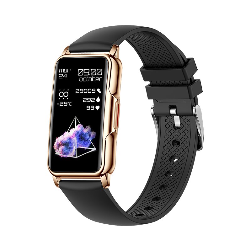 H80 Fashion Ladies Smart Watch 1.47 inch HD Screen with Heart Rate Blood Oxygen Monitor Rose Gold Steel Smart Watch for Women