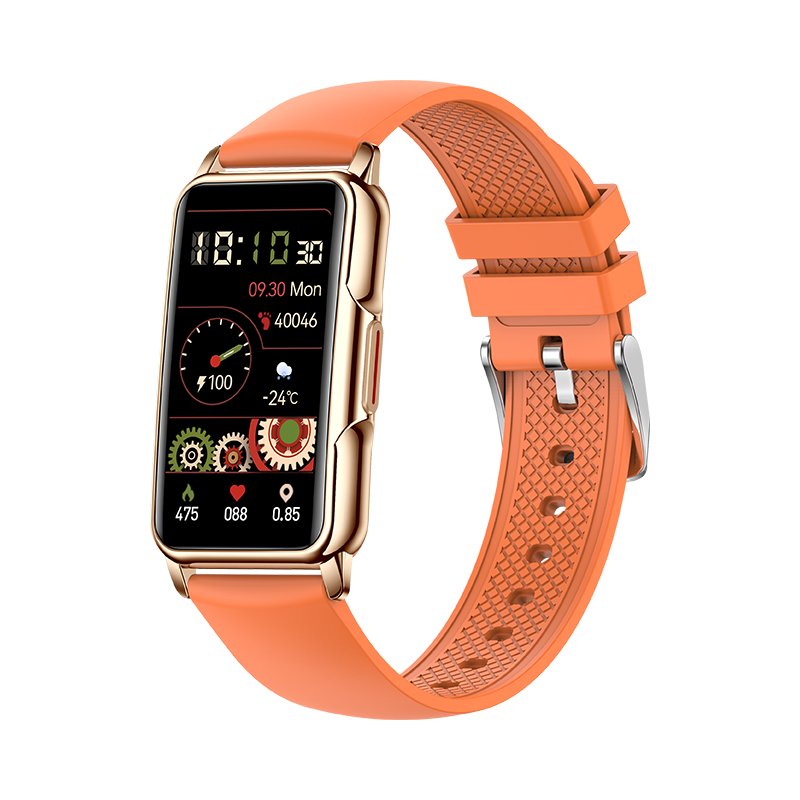H80 Fashion Ladies Smart Watch 1.47 inch HD Screen with Heart Rate Blood Oxygen Monitor Rose Gold Steel Smart Watch for Women