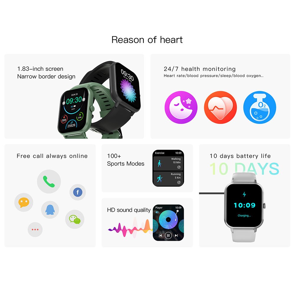 VALDUS 230mAh Battery Extra Long Standby IP67 Waterproof Support GPS Movement Track Smartwatch Fashion Smart Watch VS04