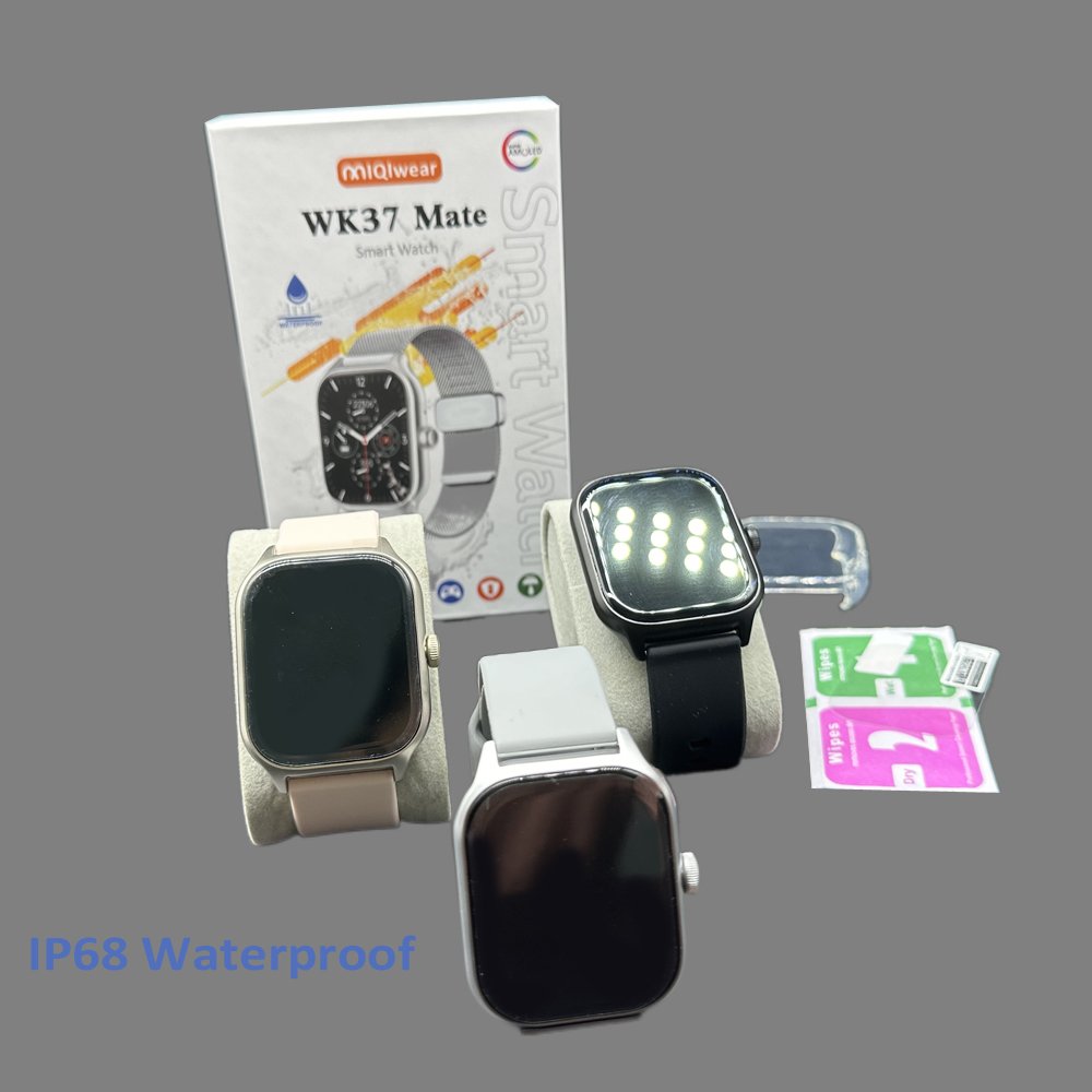 High Quality WK37 Mate Smart Watch Full touch screen IP68 Waterproof Box Set Comes With Protective Case And Film PK WK9 Max