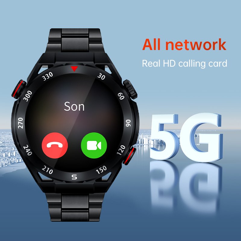 New arrival mobile 4G 5G smartwatch WS10 WiFi GPS dual camera video call NFC 4+64GB 900MAH battery Android men sport smart watch