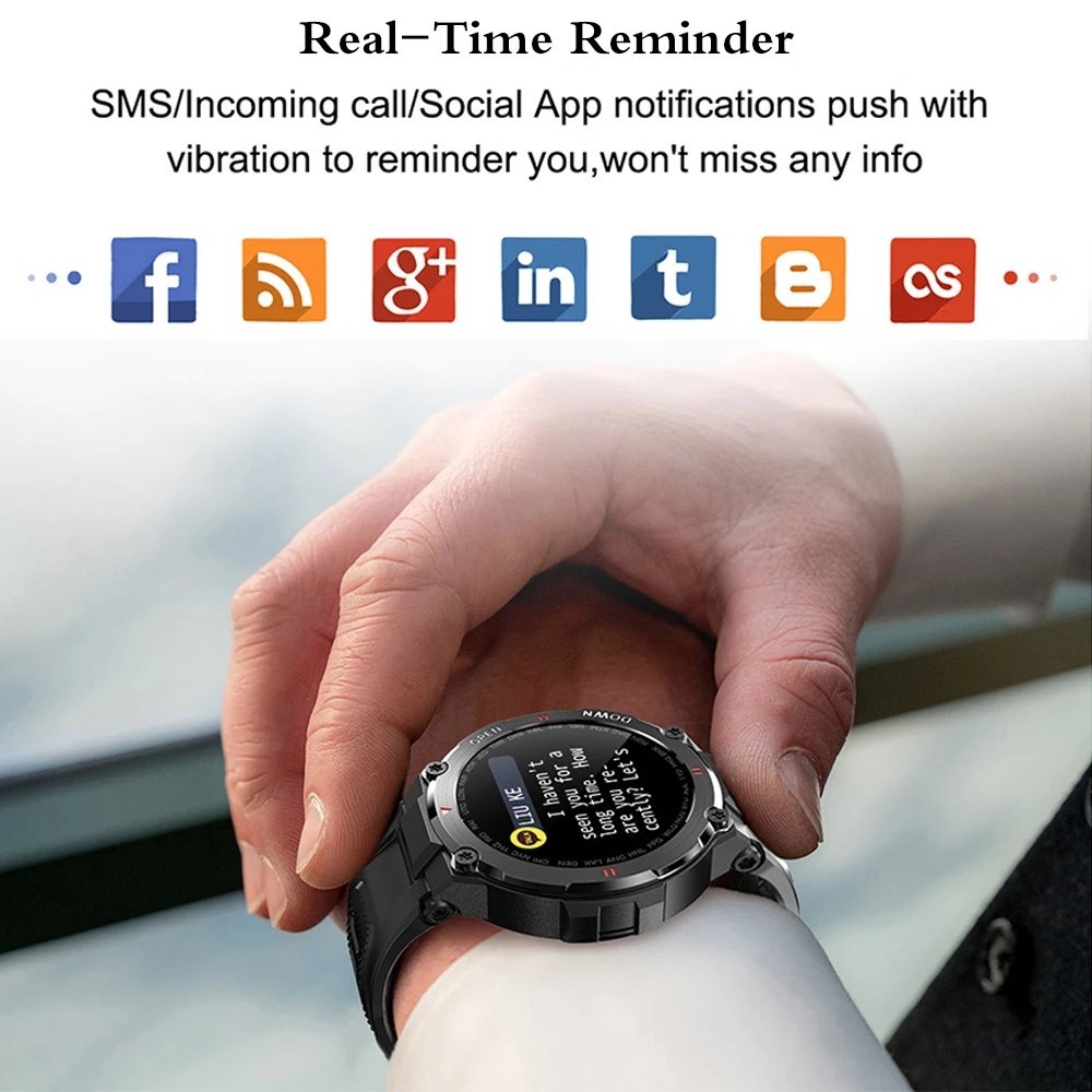 Smart Wrist Watch Men Blue tooth Call Smartwatch Waterproof Health Monitor Mans Sports Watches