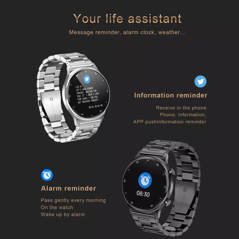 LIGE Fashion Sport Smart Watch for Men Bracelet Smartwatch Fitness Tracker Full Touch Waterproof Clock watch Smart Android IOS