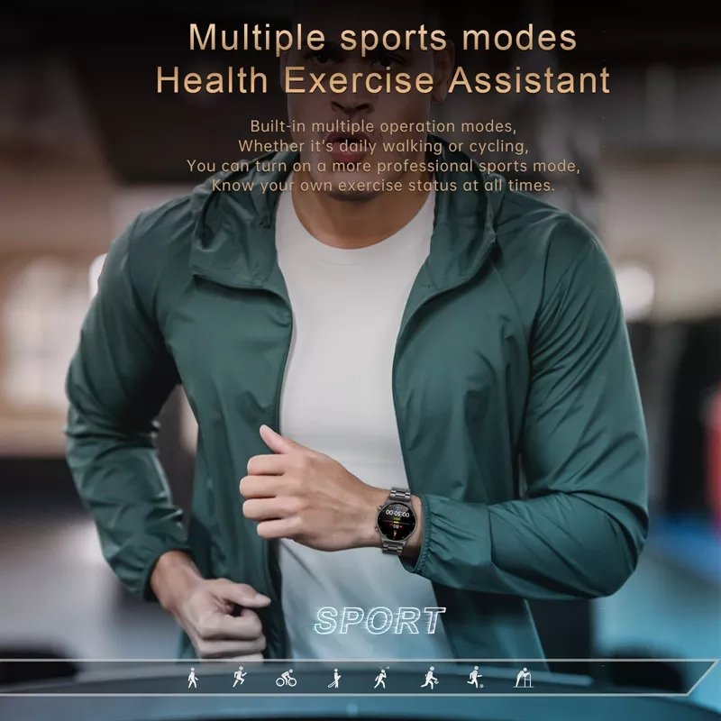LIGE Fashion Sport Smart Watch for Men Bracelet Smartwatch Fitness Tracker Full Touch Waterproof Clock watch Smart Android IOS