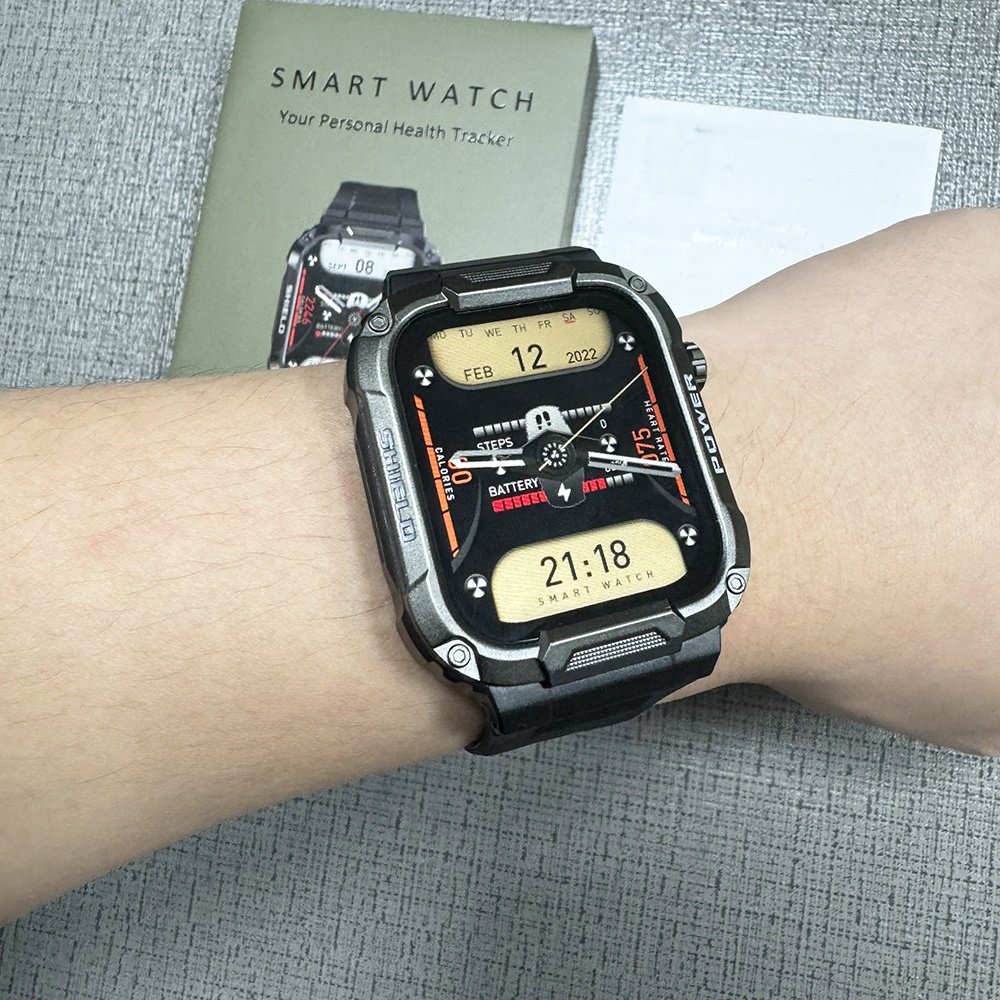 MK66 1.85" Rugged Outdoor Smartwatch IP68 Waterproof Hombre Reloj inteligente Men Montre intelligente Sport Men Smart watch MK66