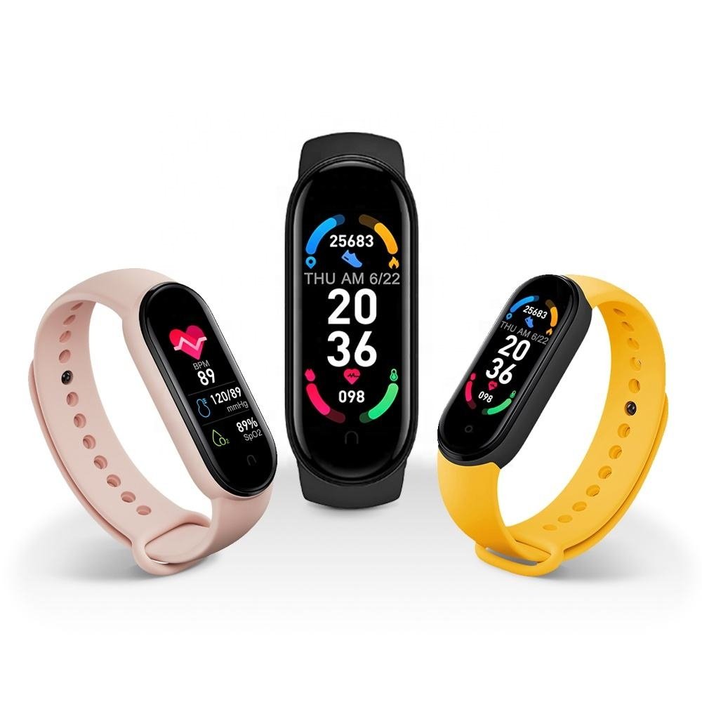 M6 Fitness Tracker M6 Band OLED Display Heart Rate Monitor Waterproof Sports Bracelet Activity Tracker Wristband M6 Smart Watch