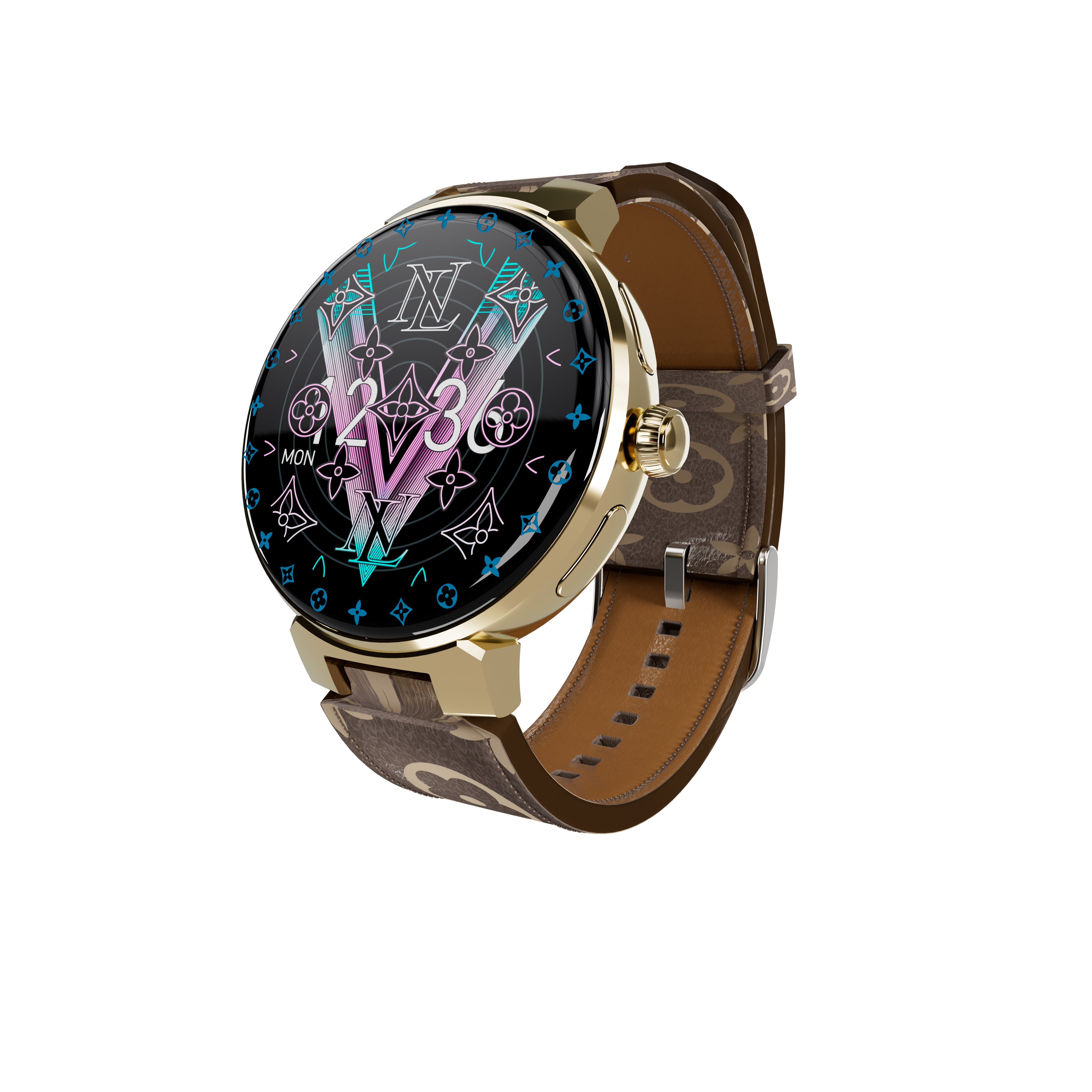 2024 JLV 68 Big Touch Screen Smartwatch NFC GPS inteligente Smart Watch for IOS Android New Sports Wristwatches mart watches