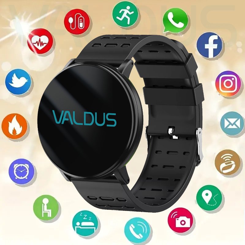 VALDUS Smart Watch 2024 Smart Watches for Men Full Touch Dial Fitness Tracker Waterproof Smartwatch